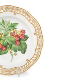 A Set of Eight Royal Copenhagen Flora Danica Porcelain Fruit Plates