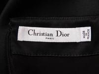 Christian Dior by John Galliano , Black Satin Cocktail Dress