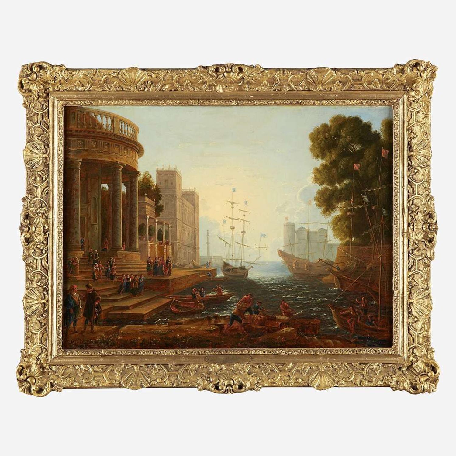 School of Claude Lorrain (French, 1600–1682) Harbor in Sunlight