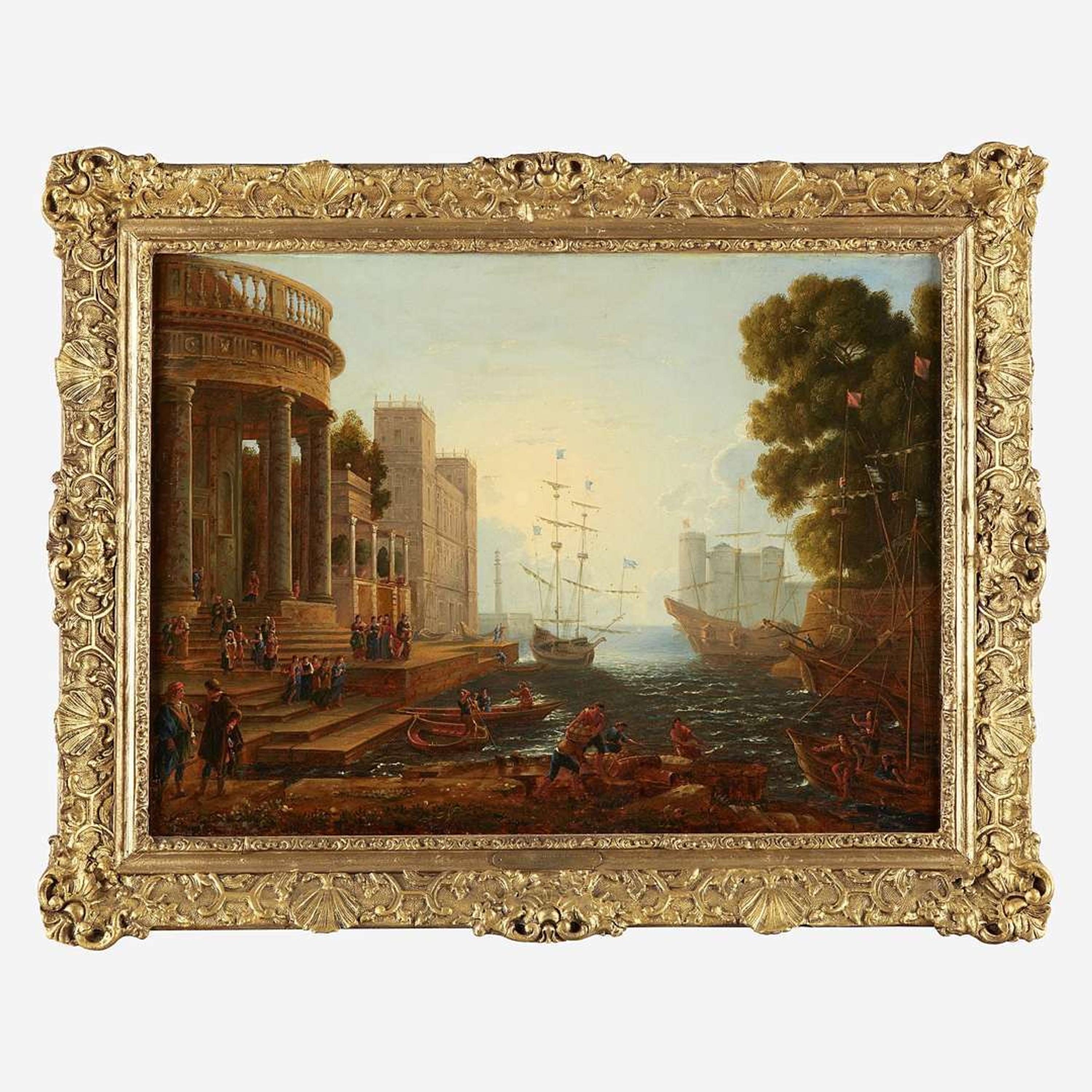 School of Claude Lorrain (French, 1600–1682) Harbor in Sunlight