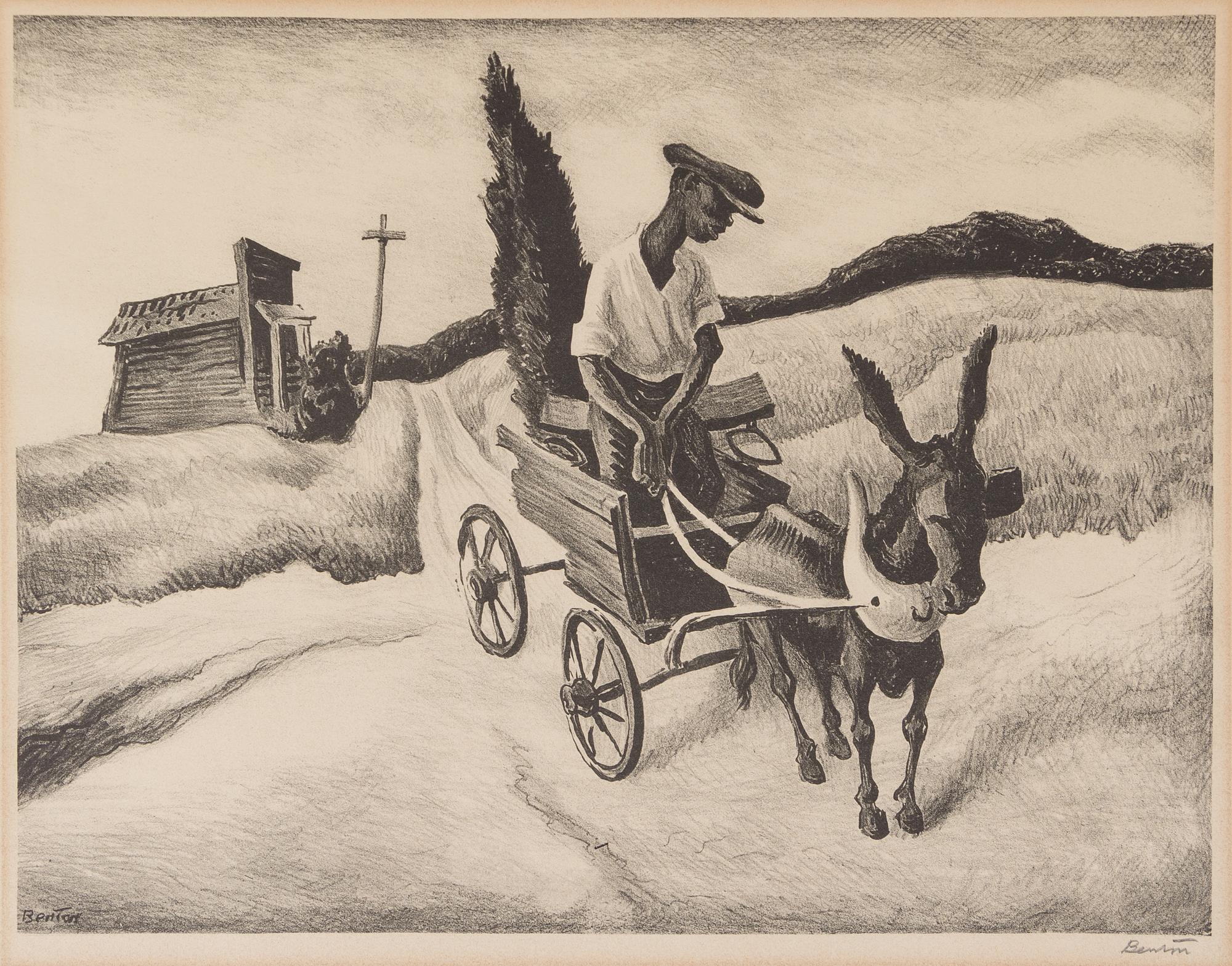 Thomas Hart Benton, (American, 1889–1975), Lonesome Road, 1938