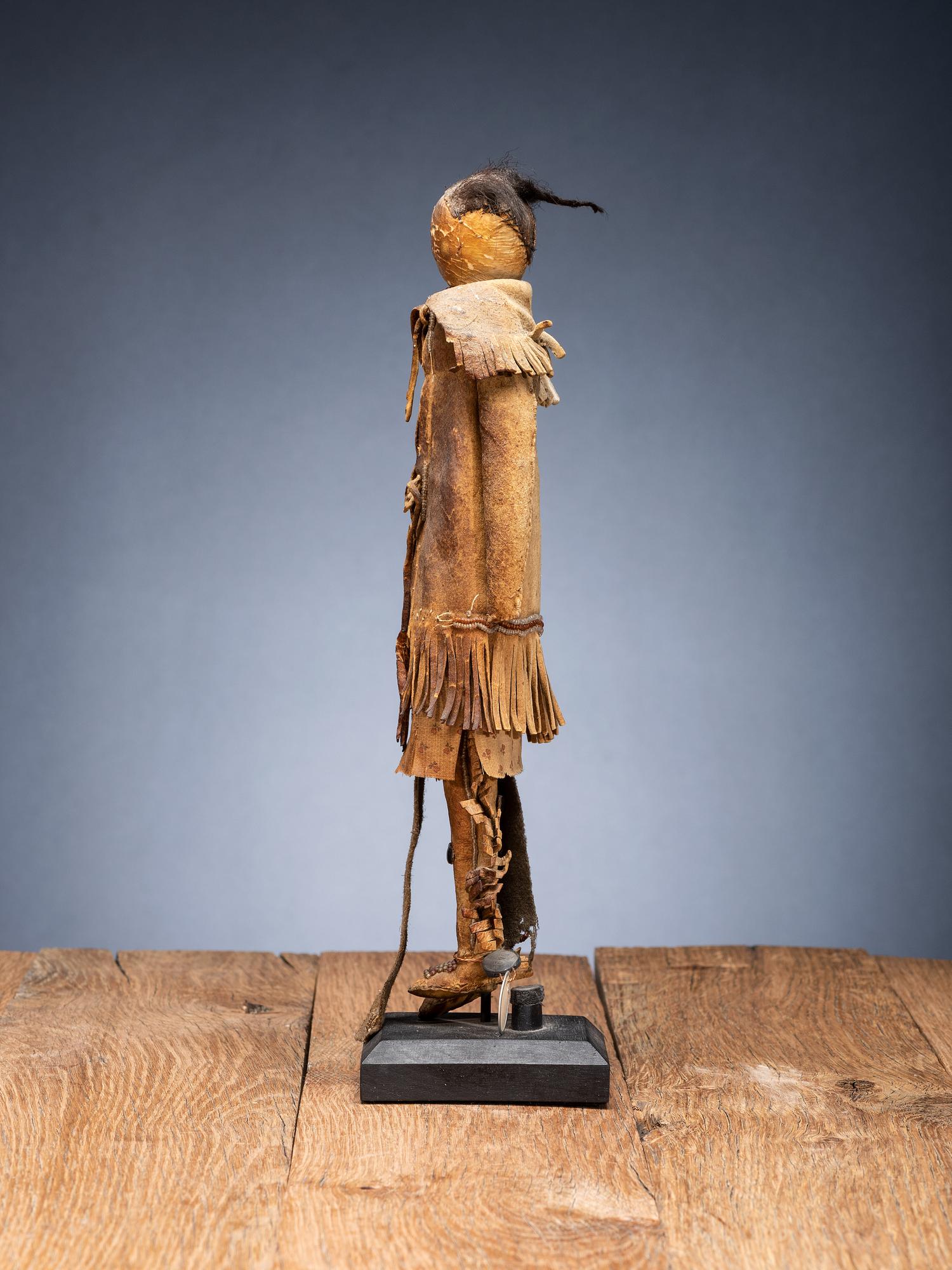 Early Southern Plains Hide Doll