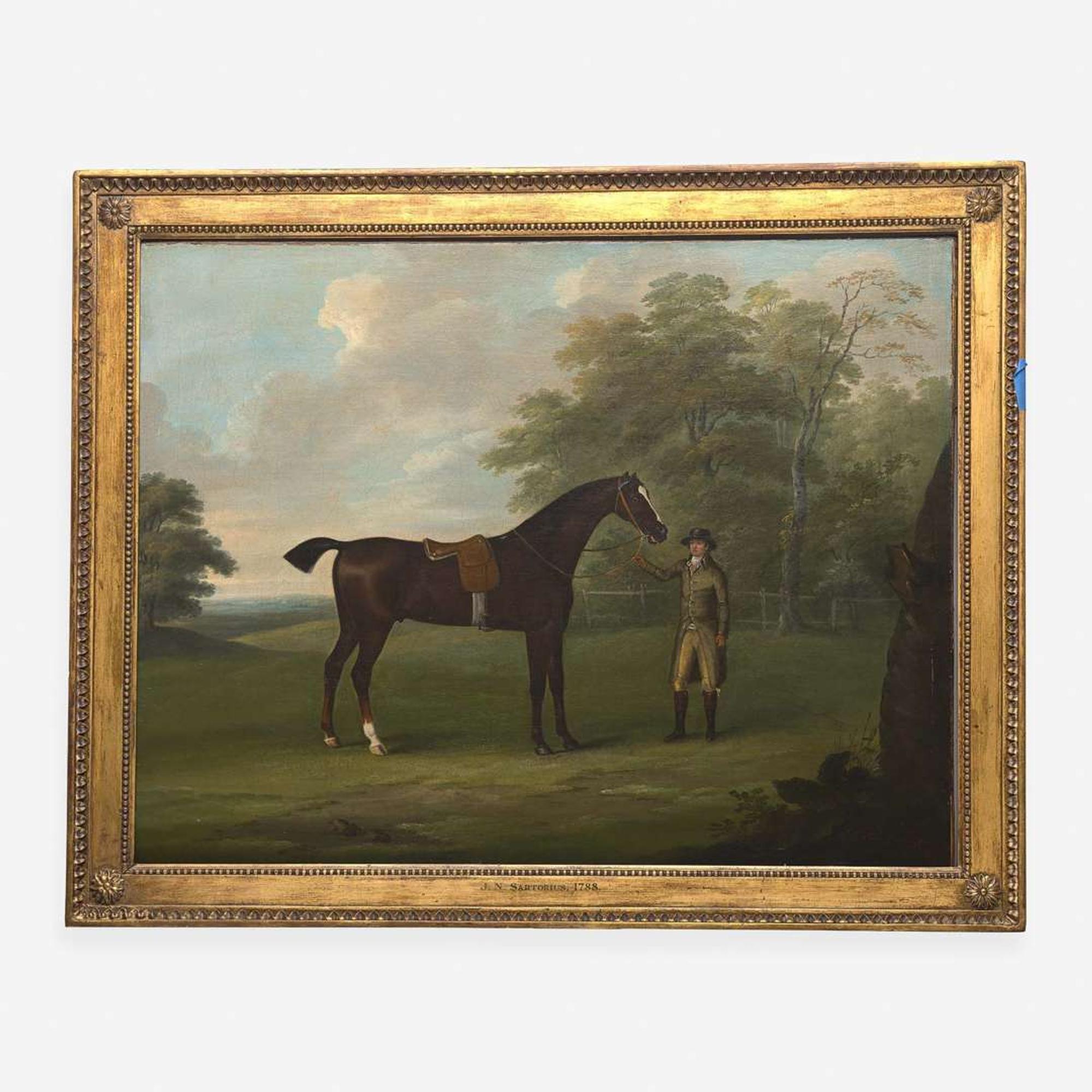 John Nost Sartorius (British, 1759–1828) Hunter and Groom