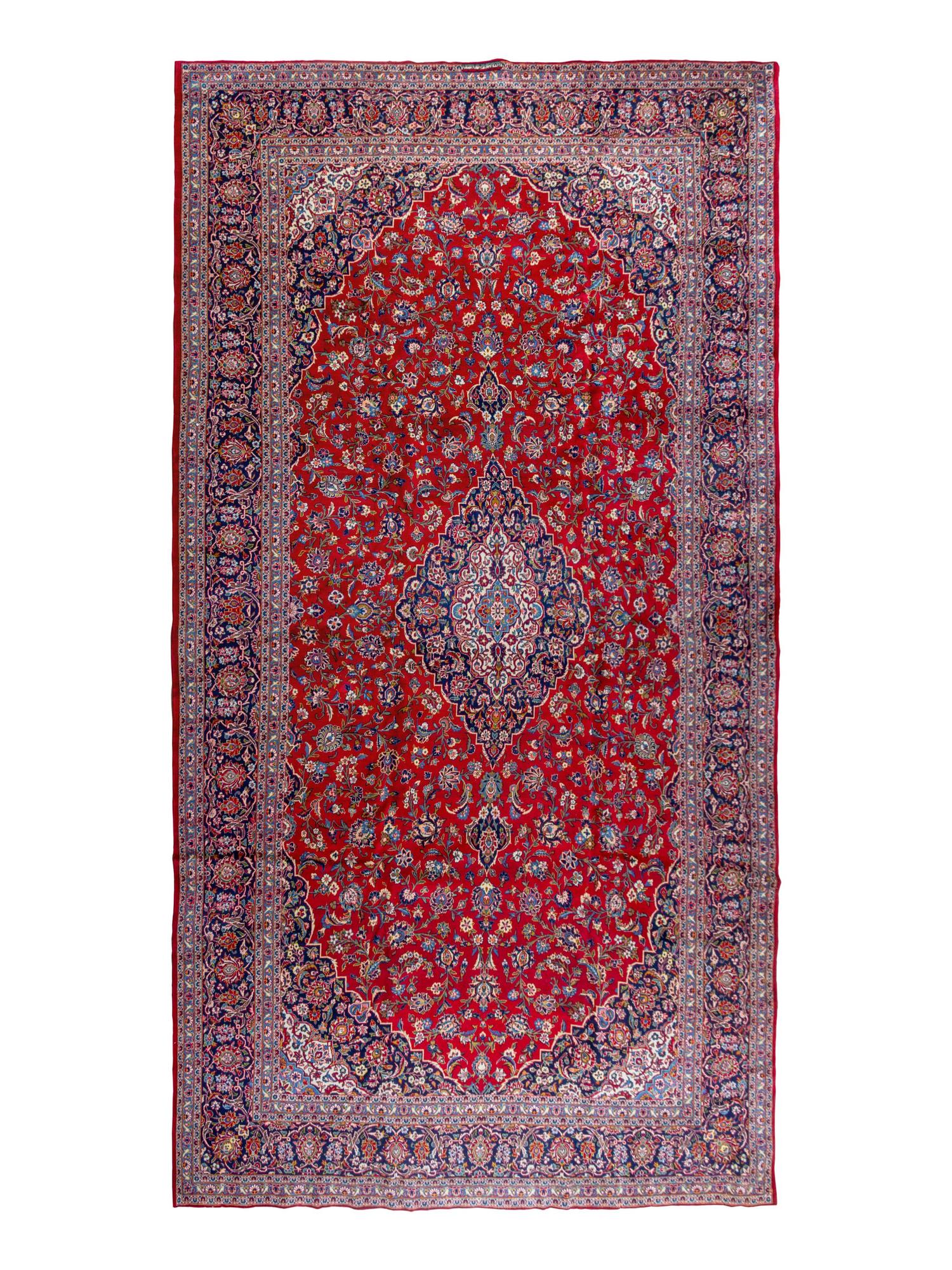 A Kirman Wool Rug