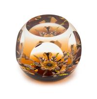 Caithness Glass, Scotland, by Rosette Fleming, a harvest festival paperweight