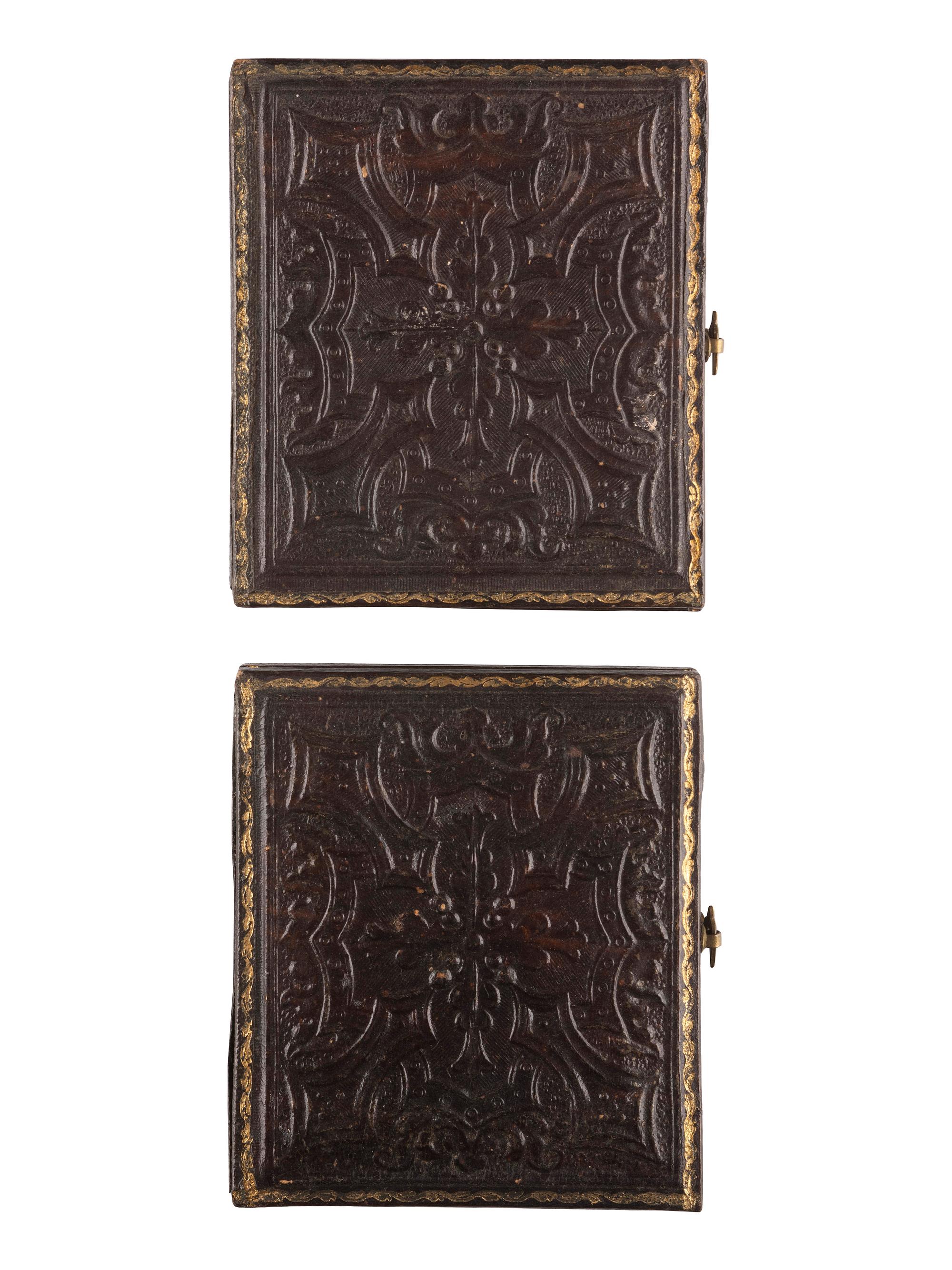 [EARLY PHOTOGRAPHY]. REES, Charles Richard (1825-1914), photographer. Ninth plate daguerreotypes featuring John W. Draper and his wife. New York, New York.