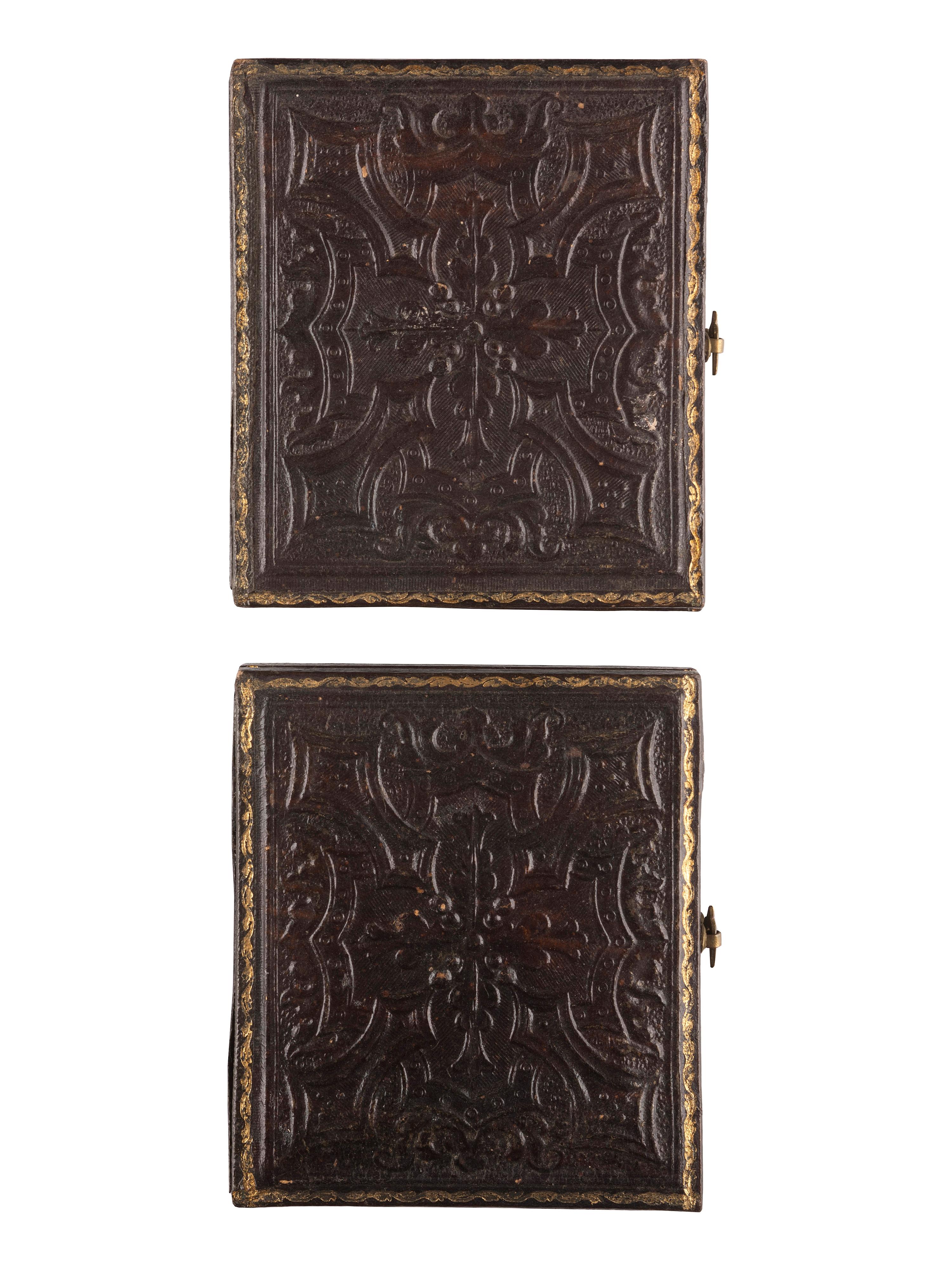 [EARLY PHOTOGRAPHY]. REES, Charles Richard (1825-1914), photographer. Ninth plate daguerreotypes featuring John W. Draper and his wife. New York, New York.