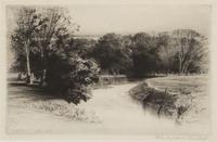 Seymour Haden, (British, 1818-1910), A Sunset in Ireland, Egham Lock, and The Three Sisters (a group of 3 etchings)