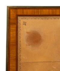 A Directoire Gilt Bronze Mounted Kingwood and Bois Satiné Bureau Plat