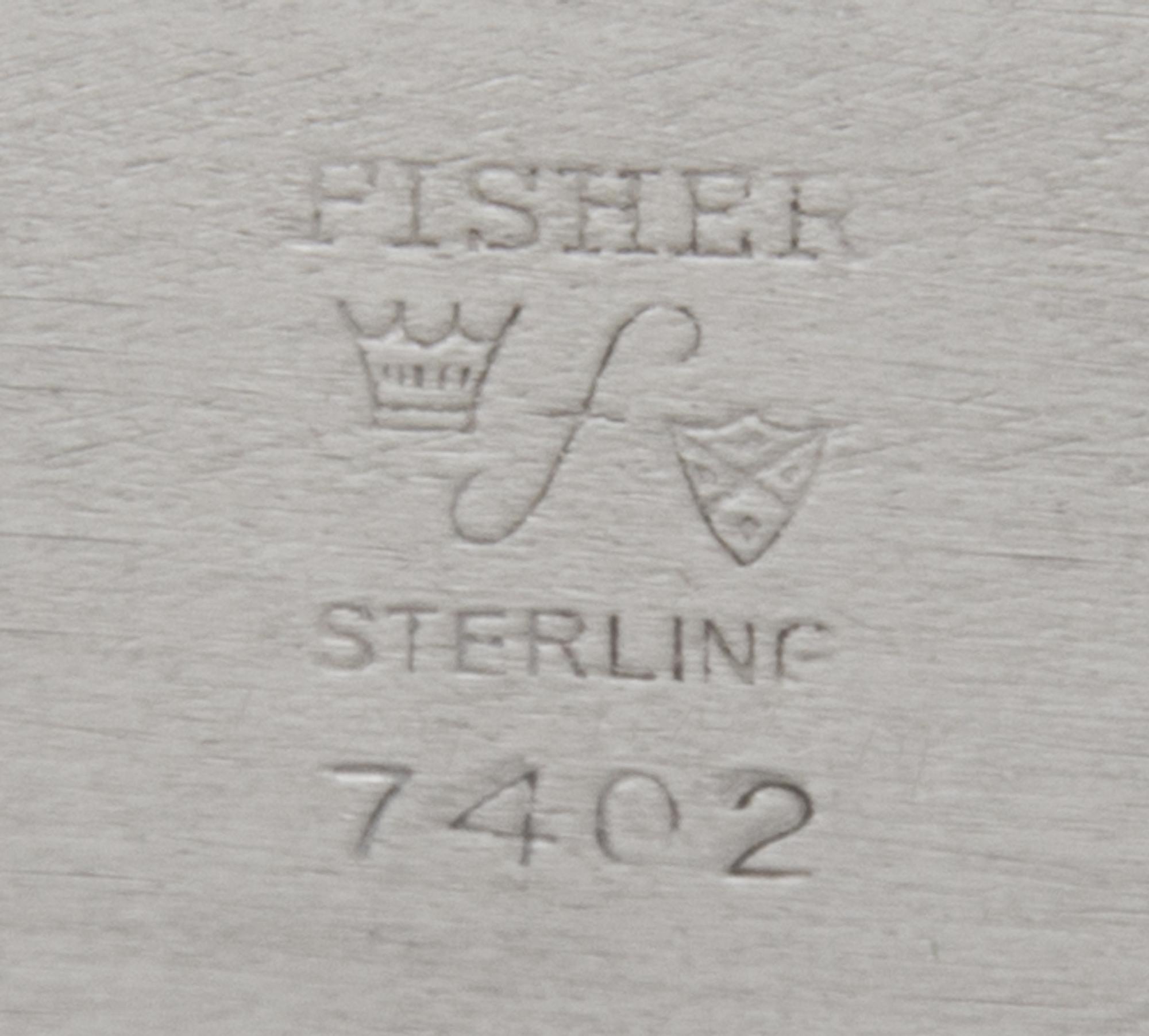 An American Silver Sugar and Creamer, Lenox Silver Inc., New York, NY, each having an engraved script monogram, together with an associ
