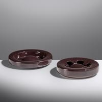 Two Ashtrays, model M39 and M/37 Fratelli Brambilla, Italy