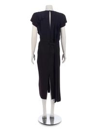 Black Crepe Evening Dress, Attributed to Adrian, 1940s
