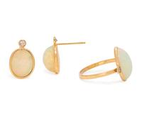 OPAL AND DIAMOND SET