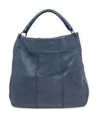 Bottega Veneta, Navy Grained Leather Hobo Bag