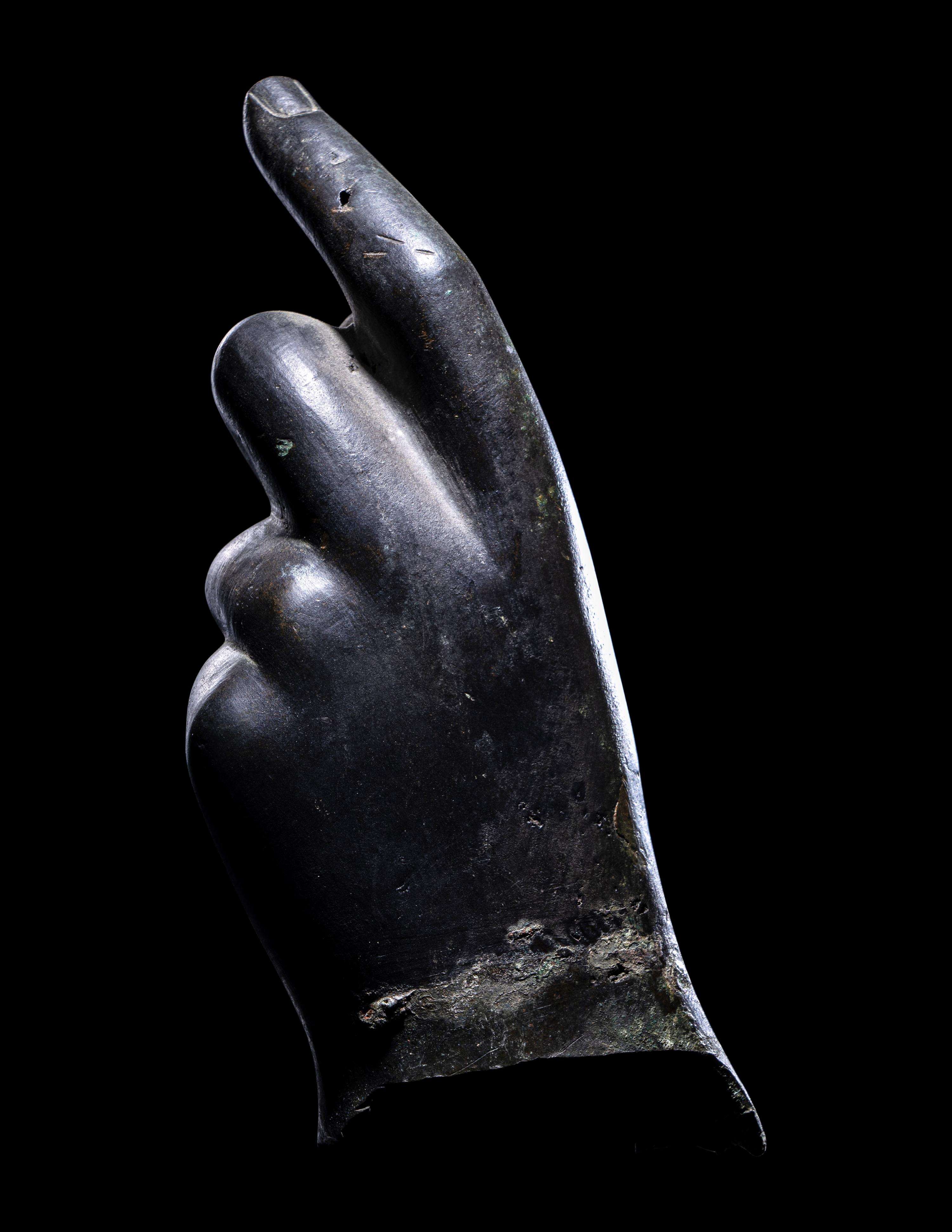 A Roman Bronze Left Hand