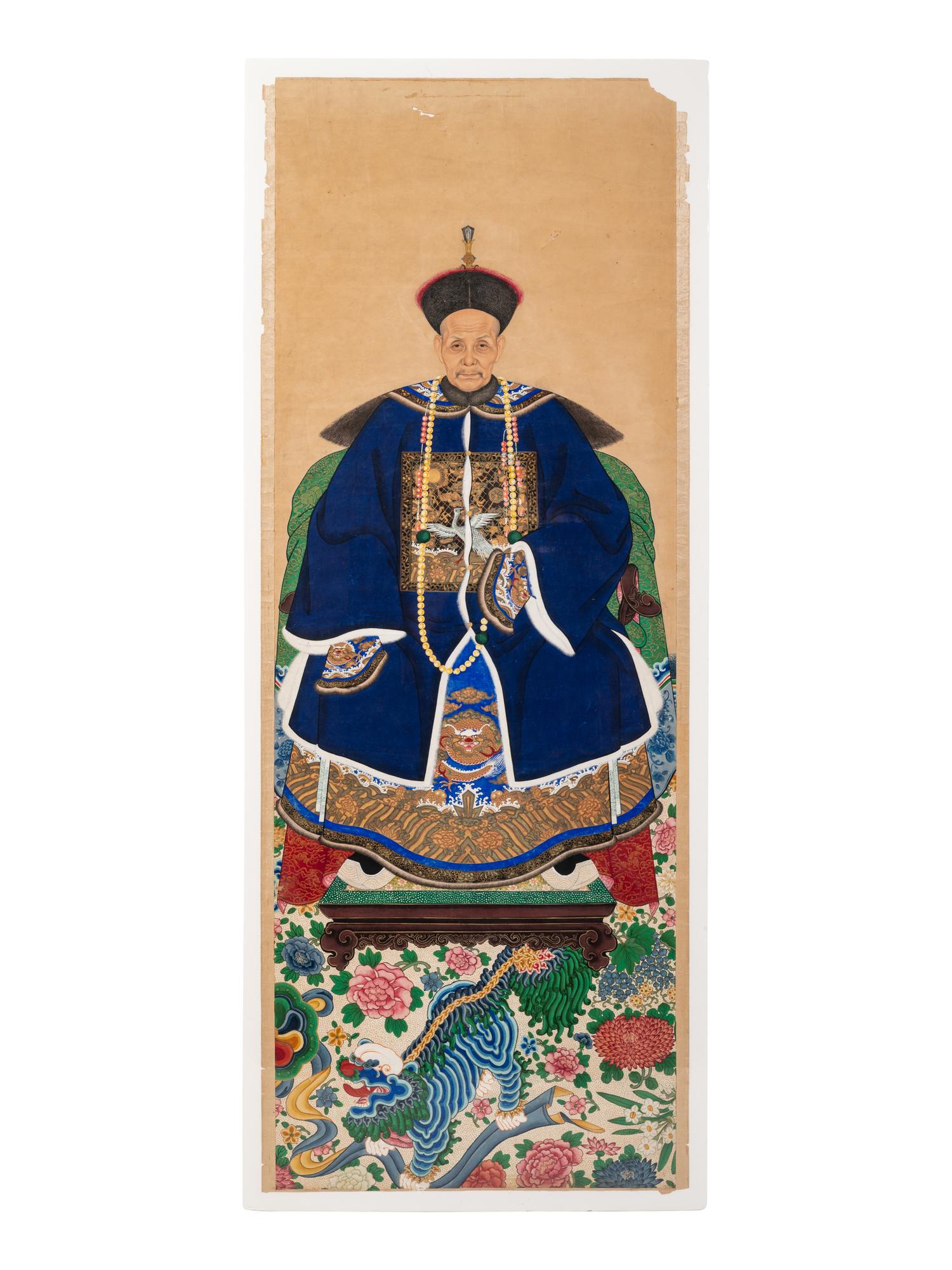 Two Chinese Ancestor Portraits