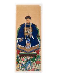 Two Chinese Ancestor Portraits