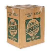 A Factory Case of 1987 Topps Baseball Cards (20 Wax Boxes)