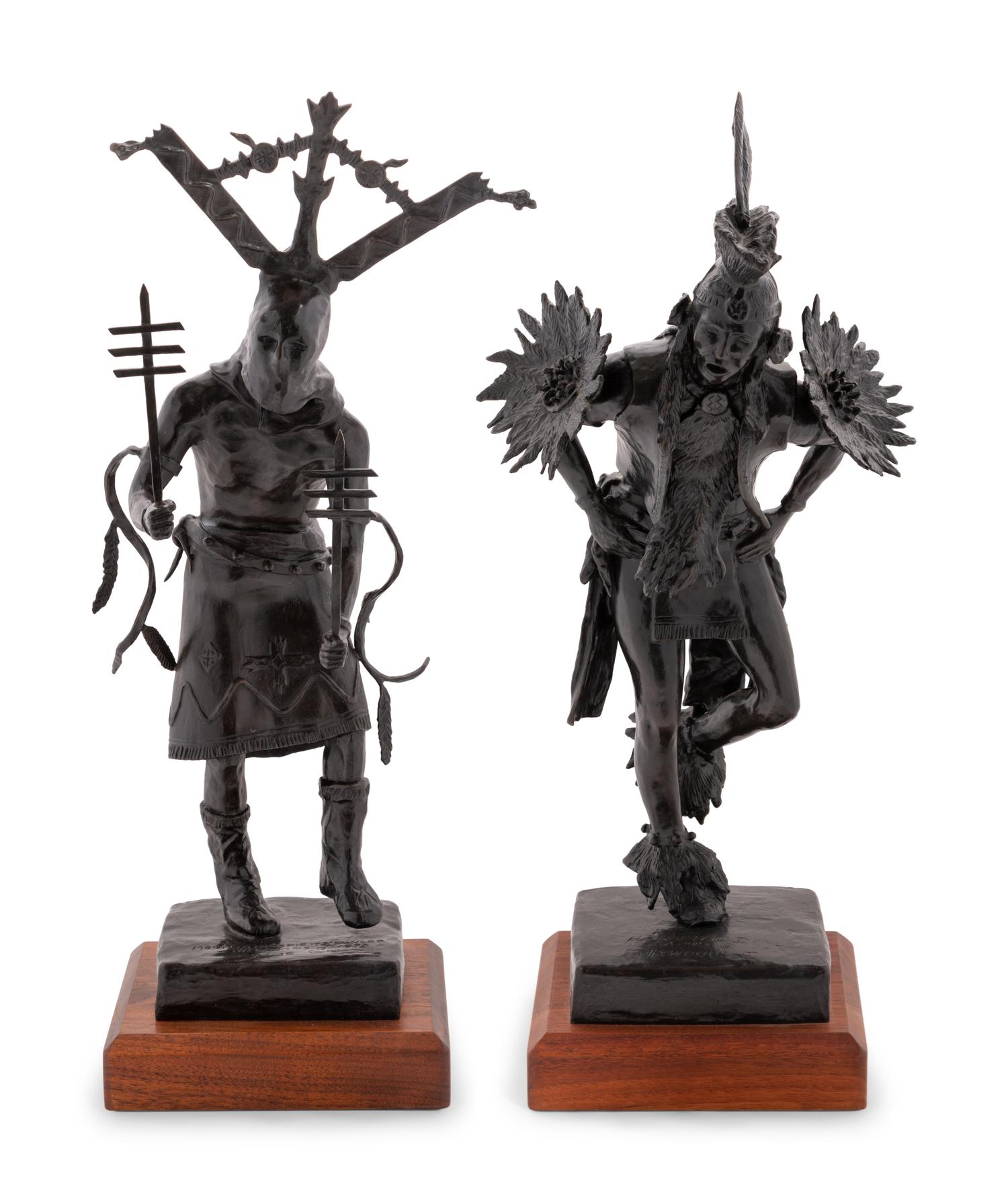 Two Works: Mountain Spirits Dancer , edition 2/15, 1976 and Horsetail Dance , edition 2/15, 1981