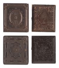 [EARLY PHOTOGRAPHY]. A group of 33 daguerreotypes, ambrotypes, tintypes, and CDVs of men of varying ages, including: