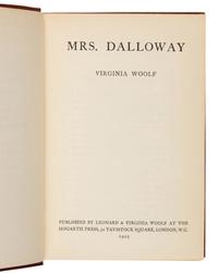 WOOLF, Virginia (1882-1941). Mrs. Dalloway . London: The Hogarth Press, 1925.