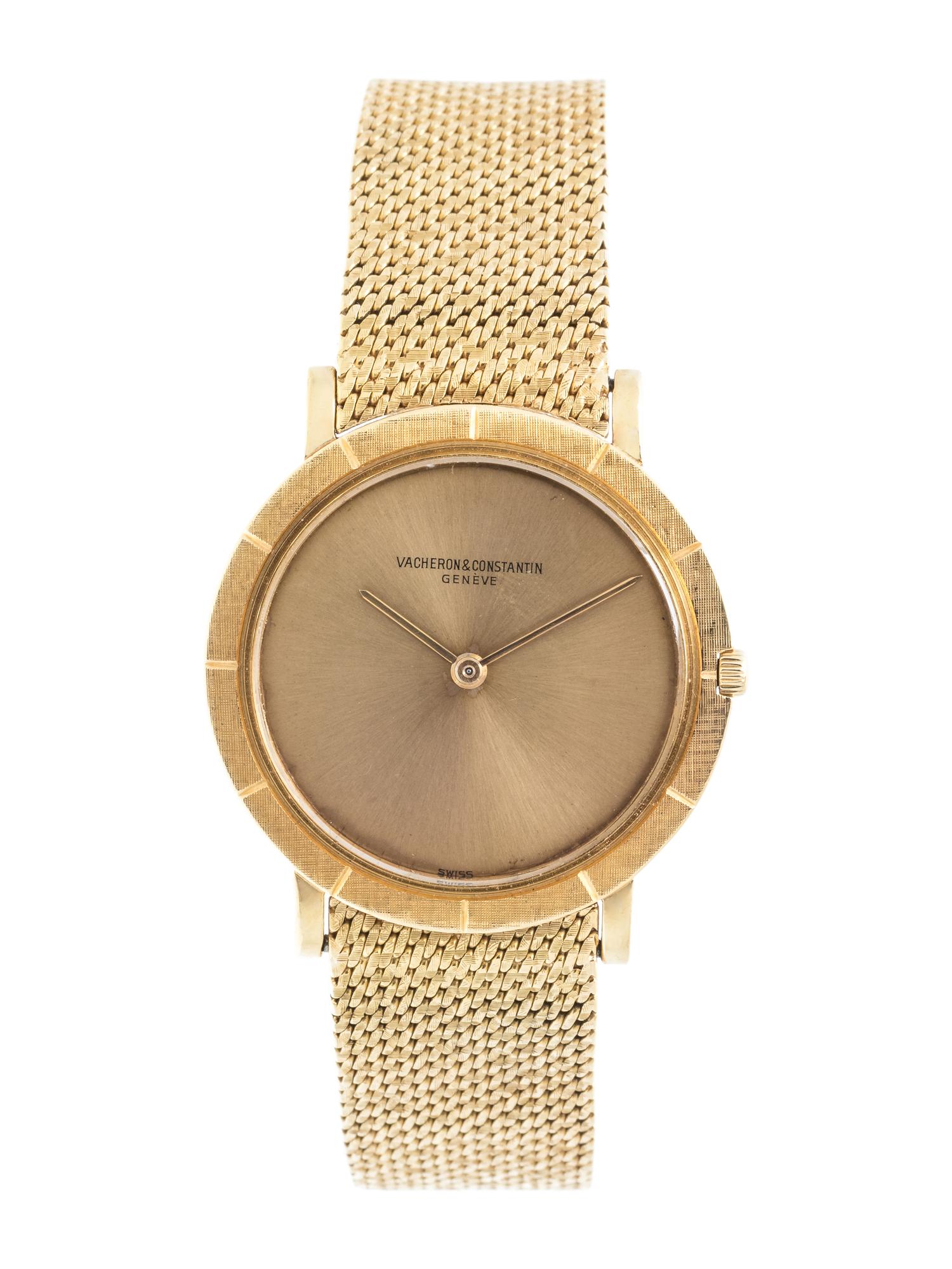 VACHERON & CONSTANTIN, REF. 6498 18K YELLOW GOLD 'ULTRA THIN' WRISTWATCH