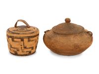 Tohono O'odham Lidded Baskets