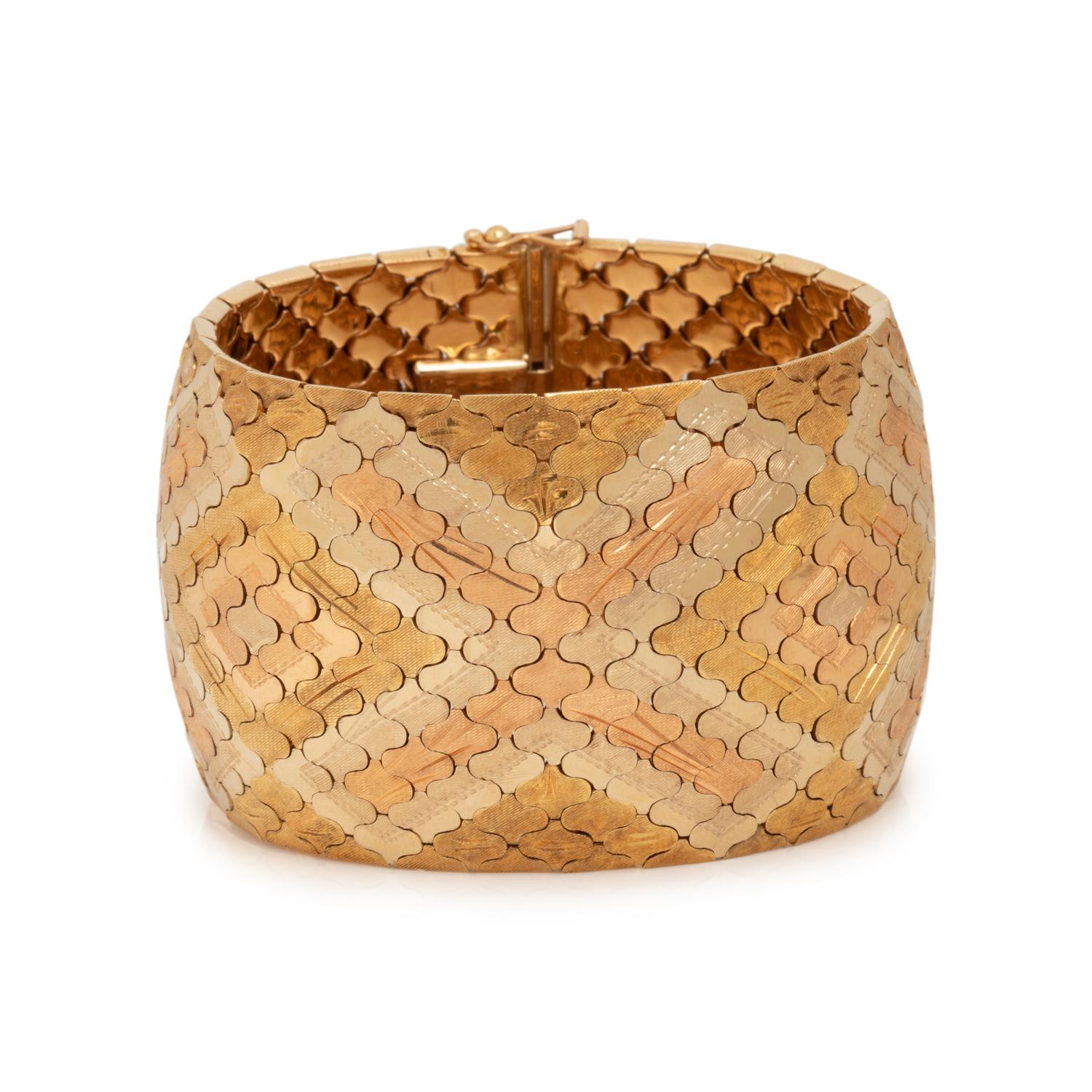 TRICOLOR GOLD BRACELET