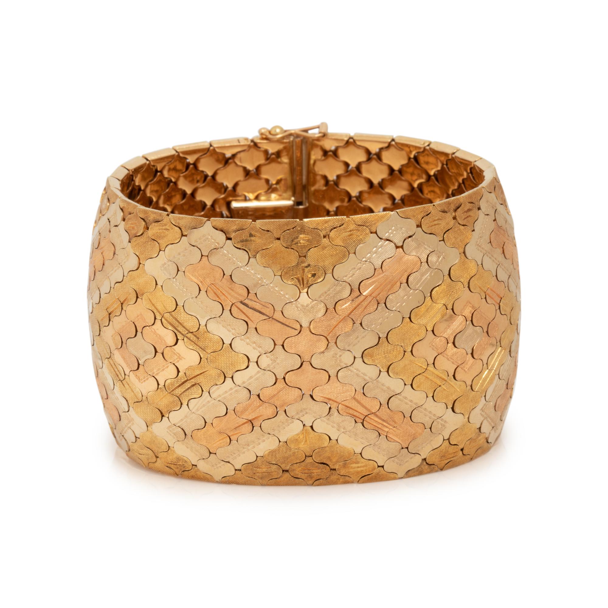 TRICOLOR GOLD BRACELET