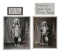 Sioux Beaded Hide Tobacco Bag, Photographed by Charles Carpenter
