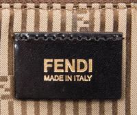 A Fendi Blue Stingray Handbag, 11" x 9.5" x 5.5".