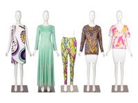 Five Pucci Items: Two Tops, Two Dresses, One Pant, 1970-2000s