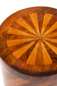 A French Marquetry Hat Box