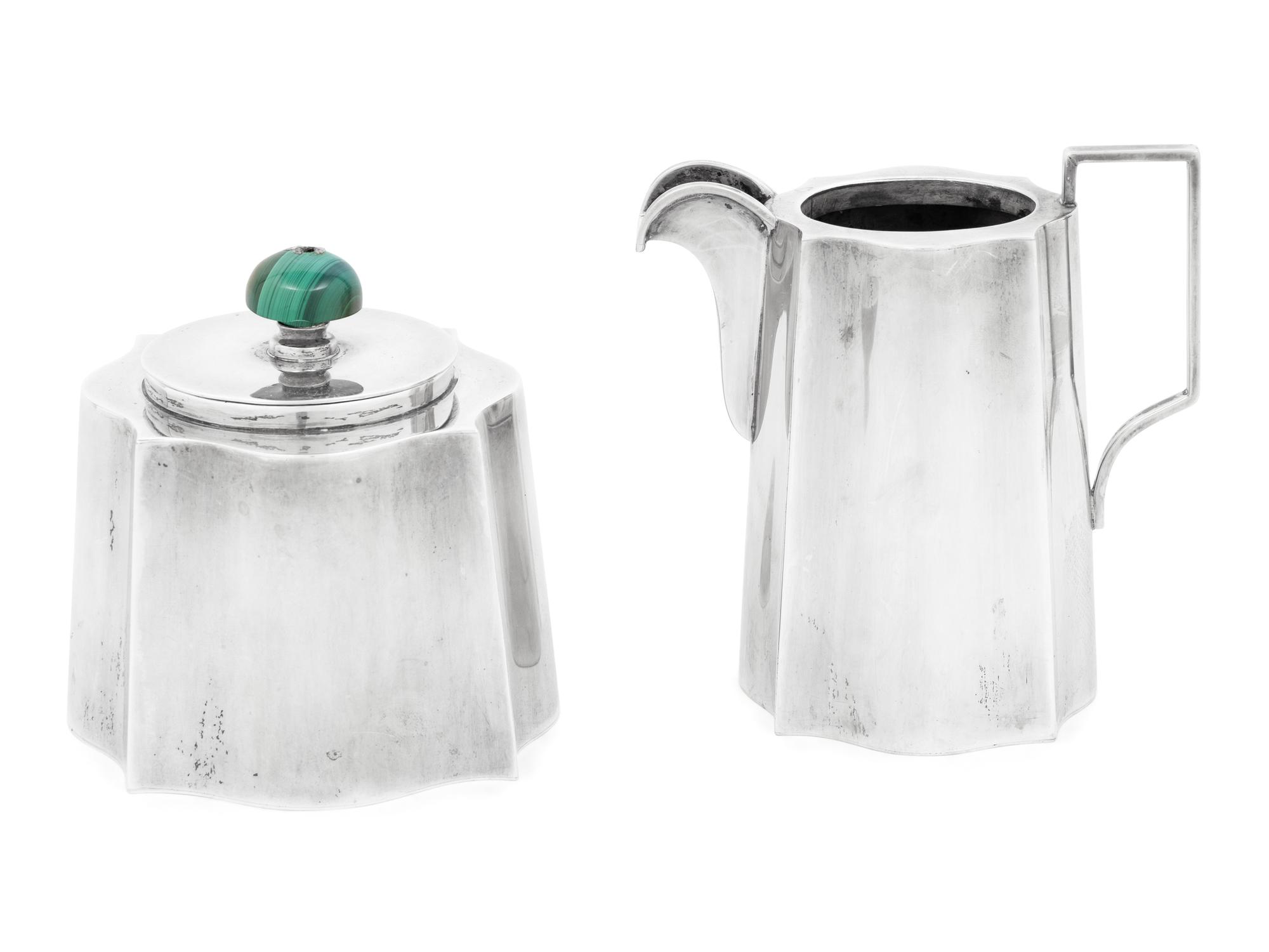 A Cartier Silver Four-Piece Tea and Coffee Service