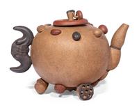 Two Yixing Zisha Pottery Wares