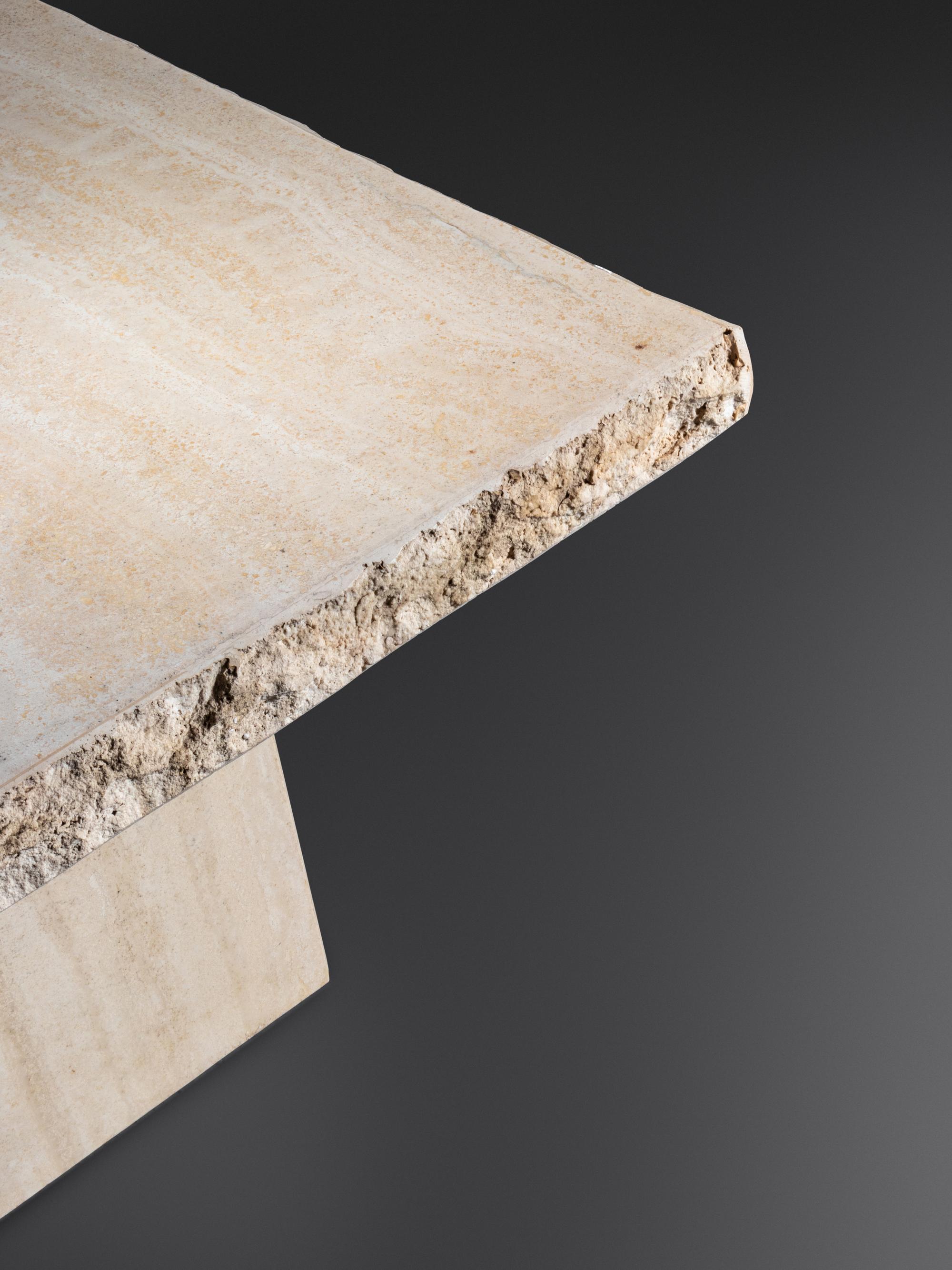 Travertine Occasional Table