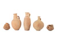 Five Holy Land Pottery Vessels
