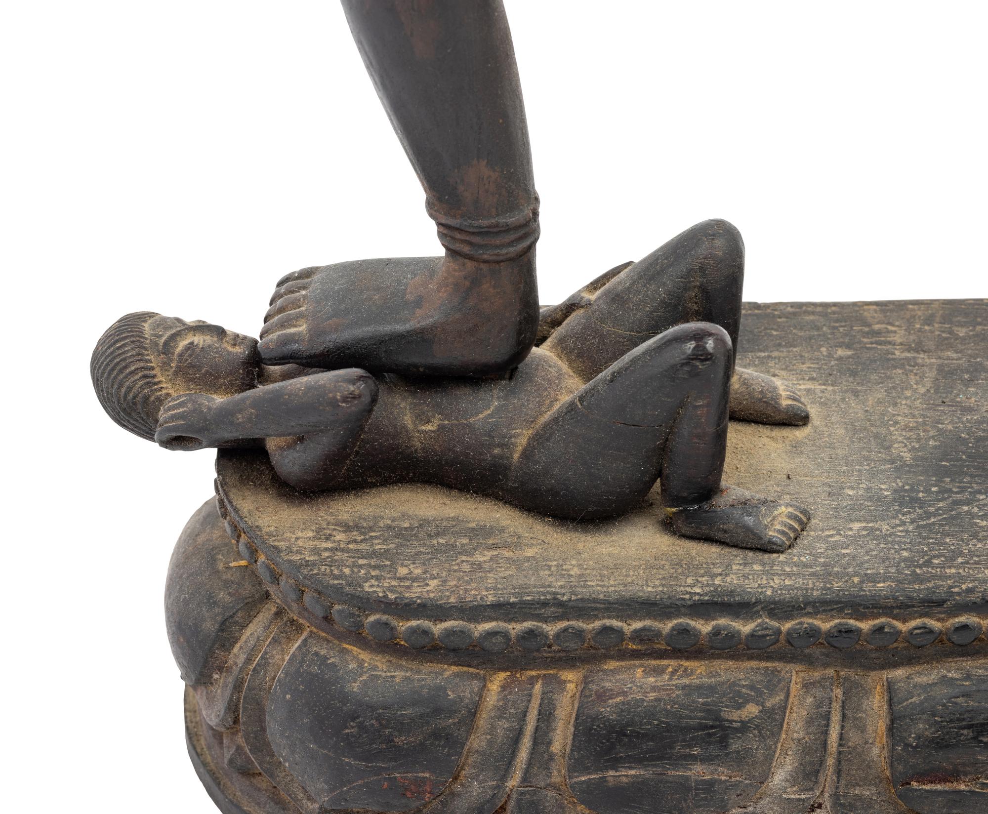 A Tibetan Lacquered Wood Figure of Vajrayogini