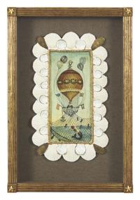 Mellie Cooper (b. 1949), Hot Air Balloon and Mermaid