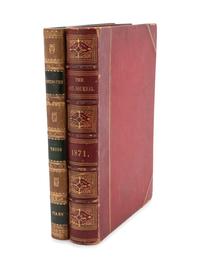 BINDINGS, Virtue & Co., London 1871 and Leipzig Verlag, The Art Journal 1871 Vol. X and Ludwig van Beethoven's Werke, Seriell Trios fur Pianoforte, Violine und Violoncell; large folio.