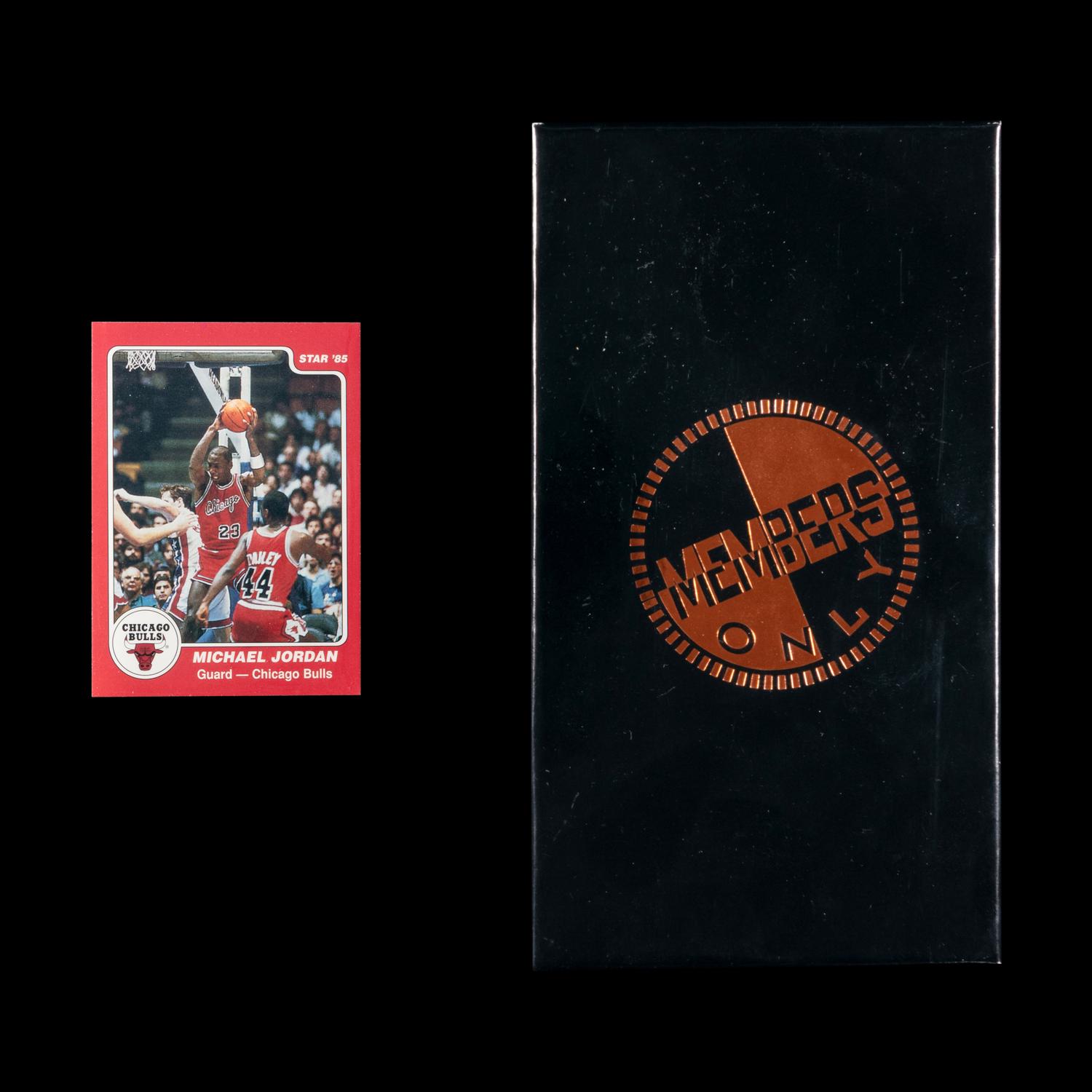 A 1996 Topps NBA Stars Members Only Set Including 1985 Star Michael Jordan Reprint No. 24