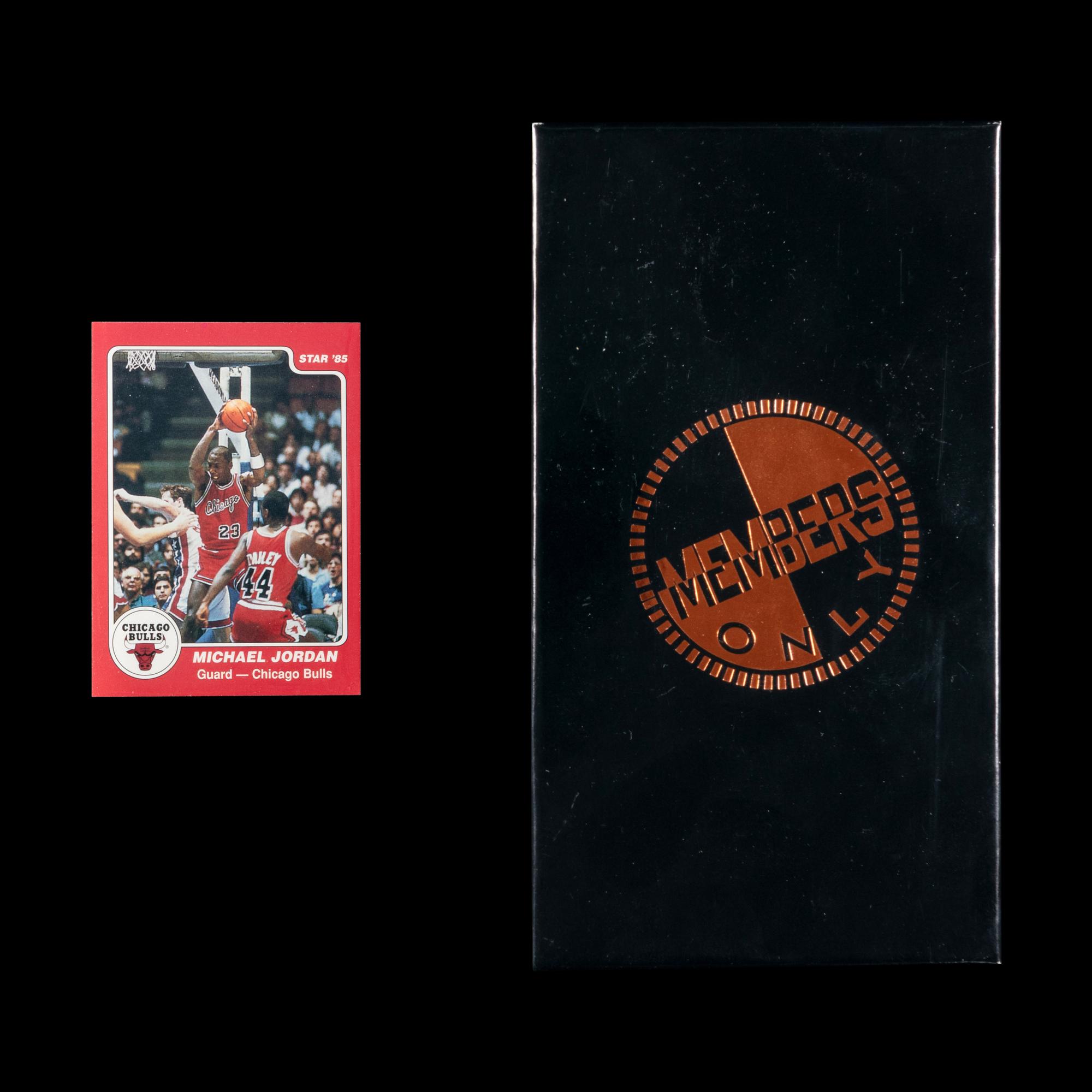A 1996 Topps NBA Stars Members Only Set Including 1985 Star Michael Jordan Reprint No. 24