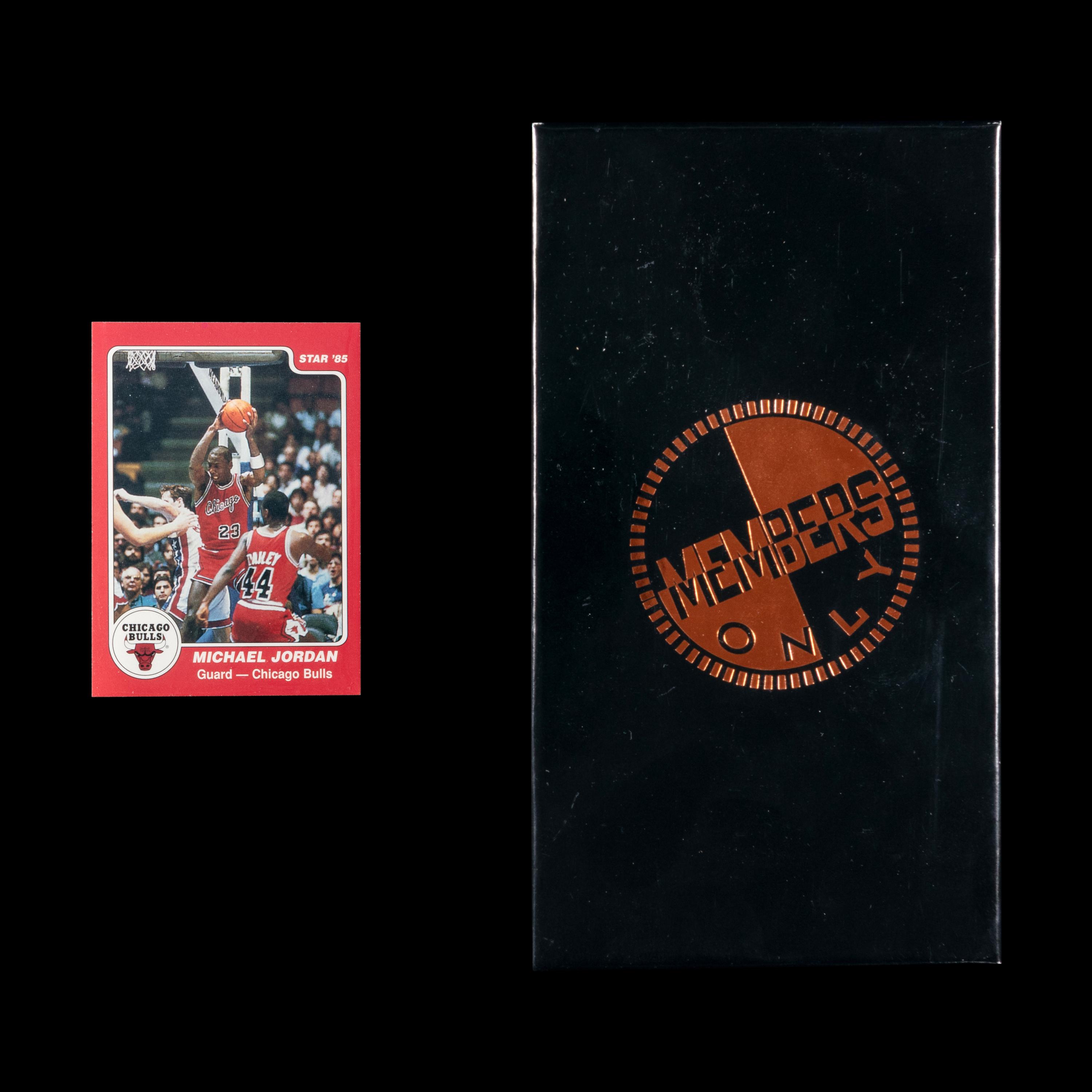 A 1996 Topps NBA Stars Members Only Set Including 1985 Star Michael Jordan Reprint No. 24