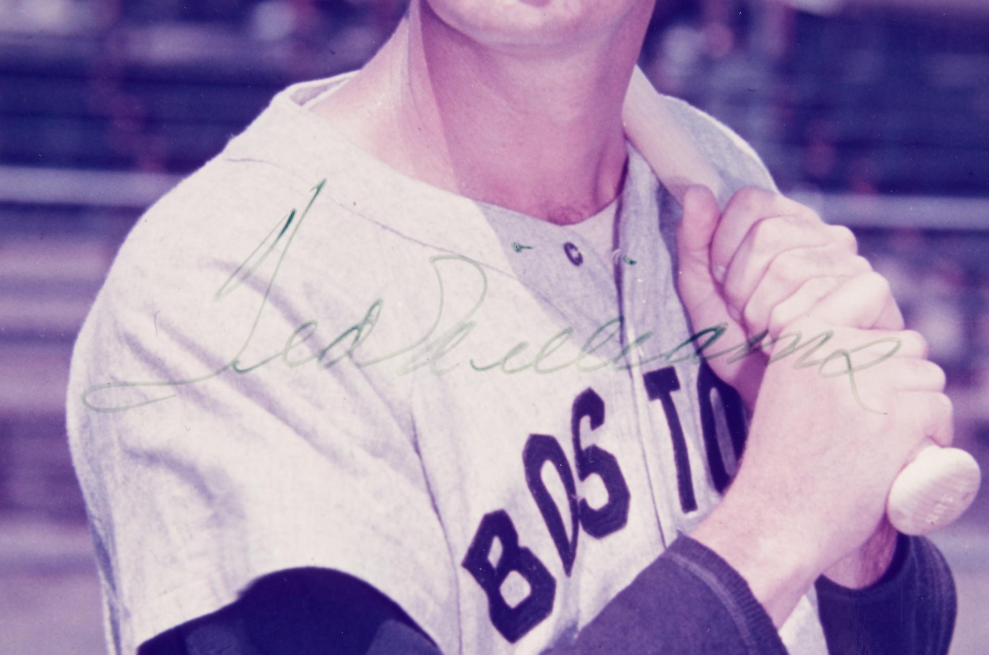 A Group of Mickey Mantle and Ted Williams Signed Autograph Photos (Beckett Authentication Services Letters)