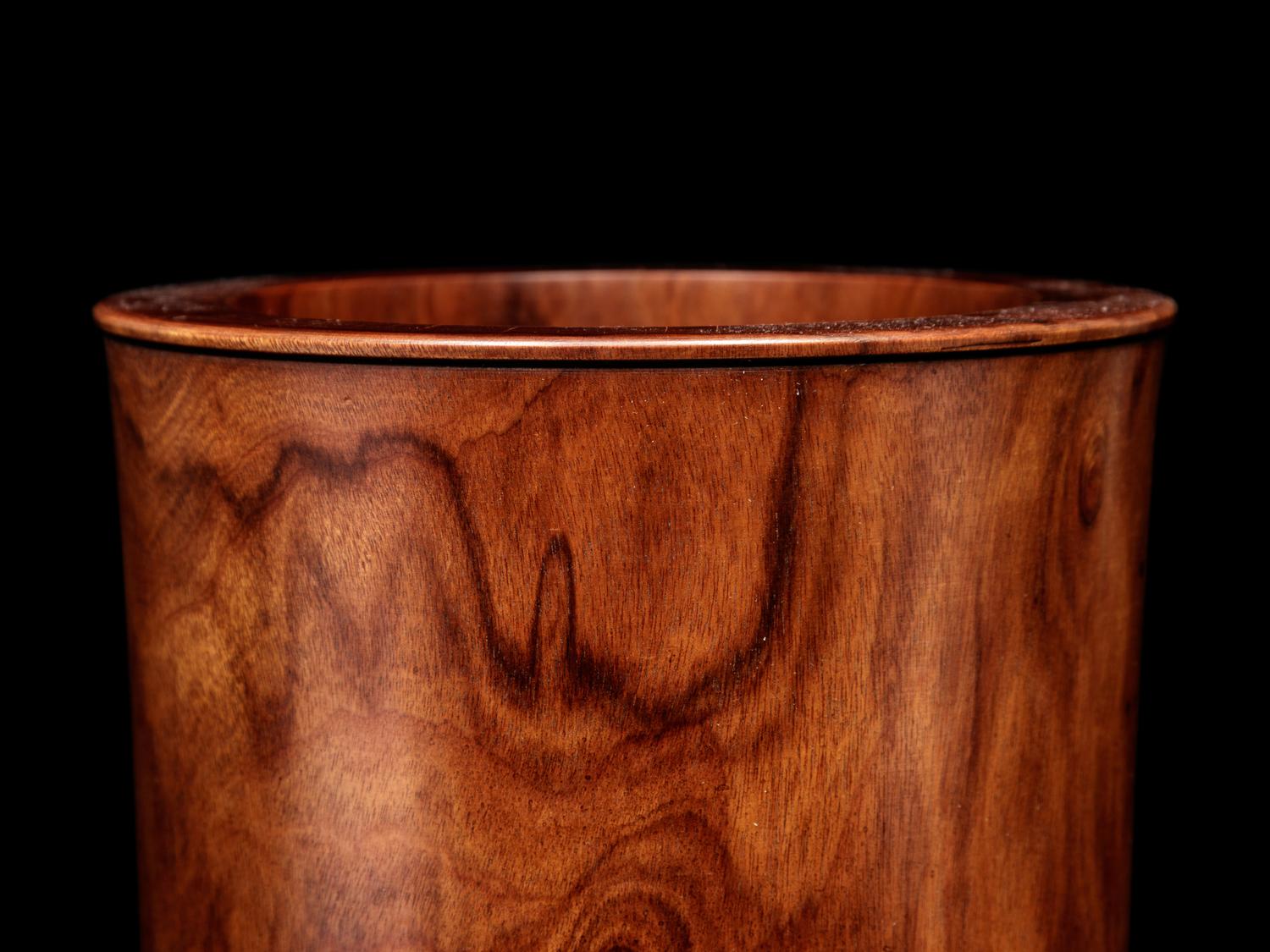 A Chinese Huanghuali Brush Pot