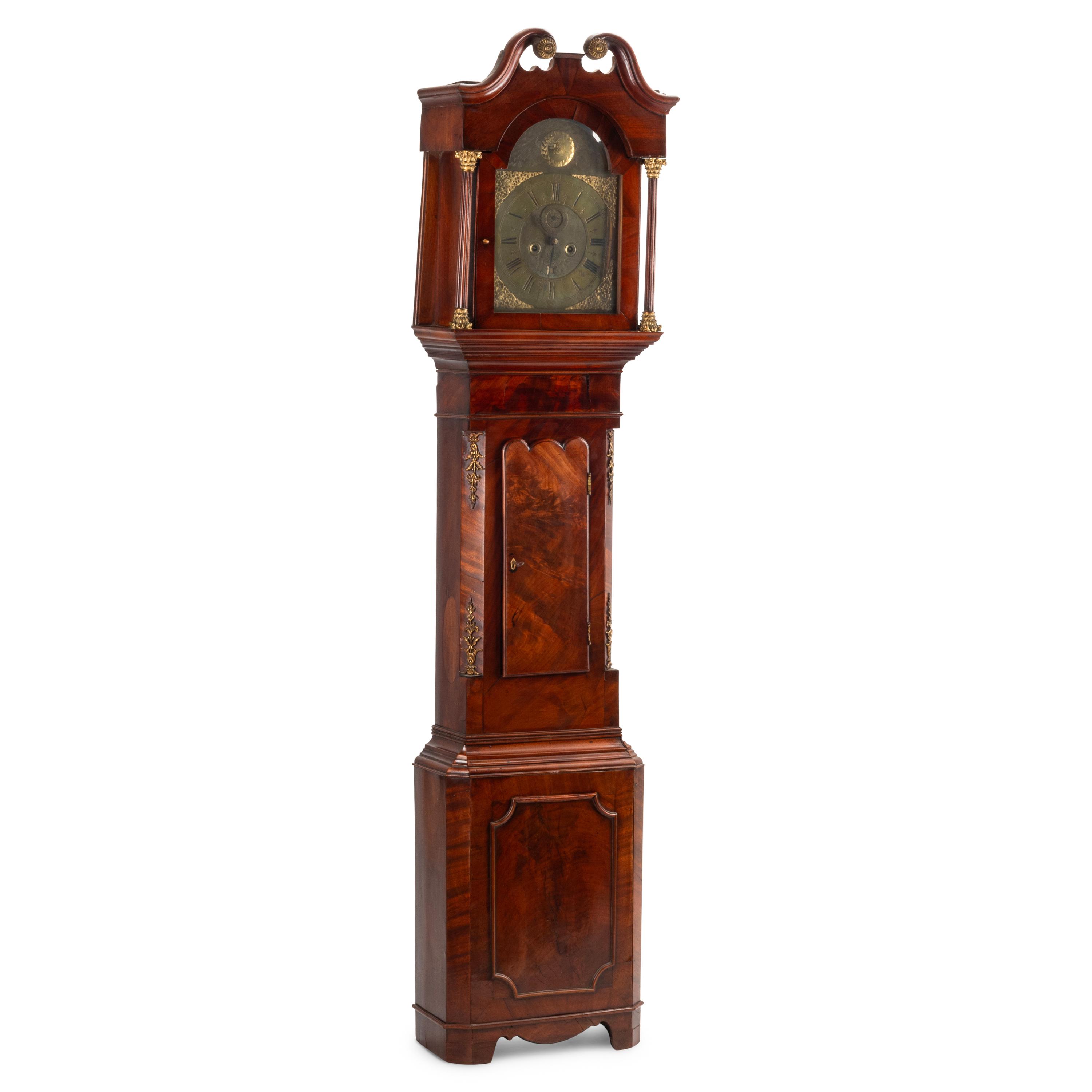 A George III Mahogany Tall Case Clock