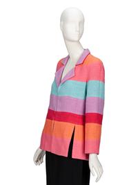 Chanel, Striped Cotton Tweed Jacket
