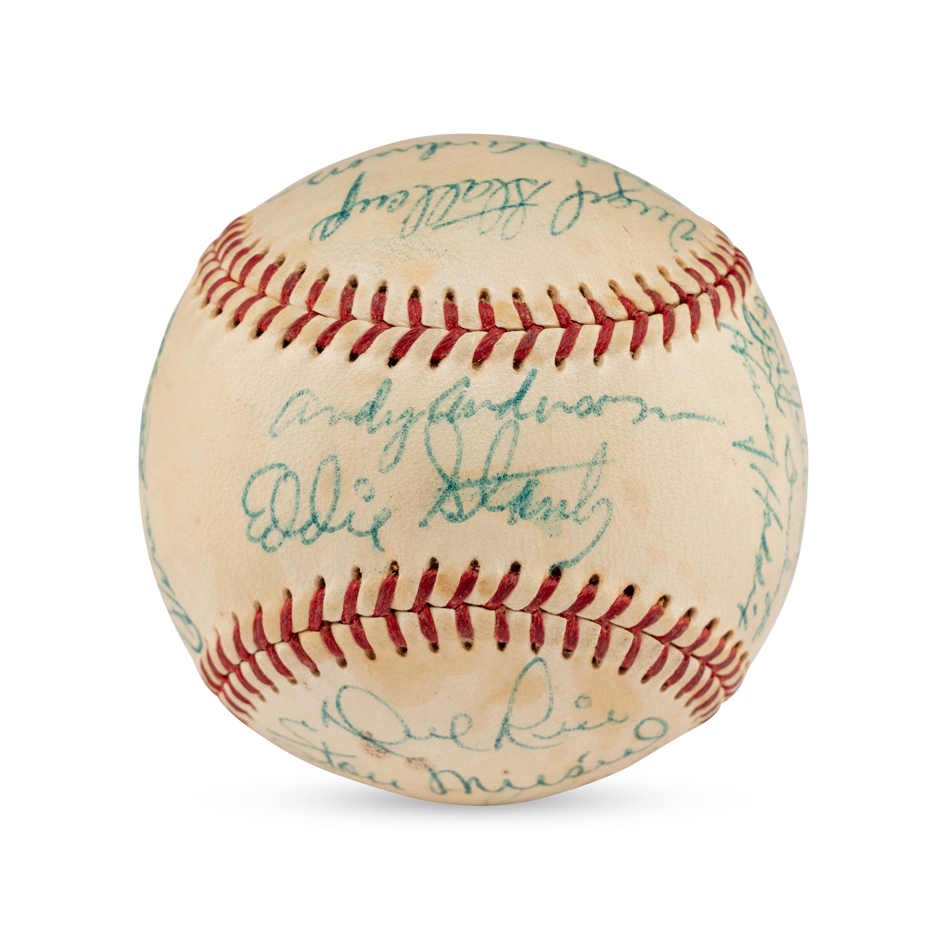 A 1953 St. Louis Cardinals Team Signed Autograph Baseball Featuring Stan Musial (Beckett Authentication Services)