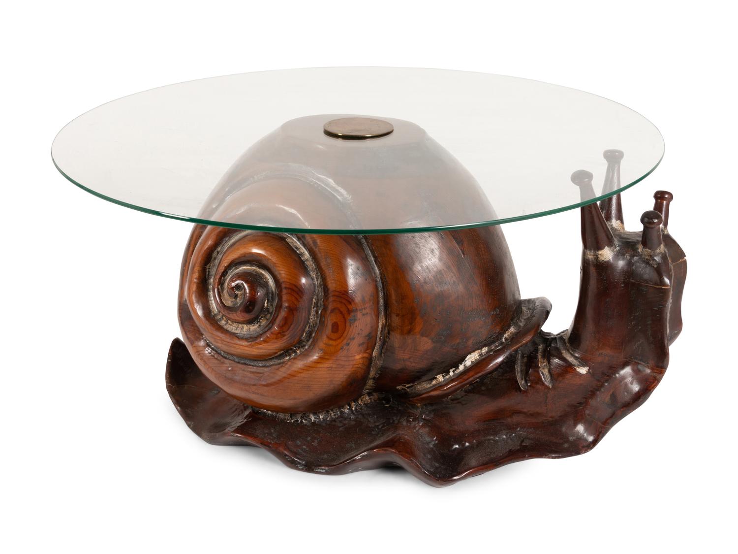 A Federico Armijo Snail Coffee Table