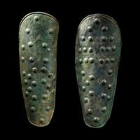 A Pair of European Bronze Age Greaves